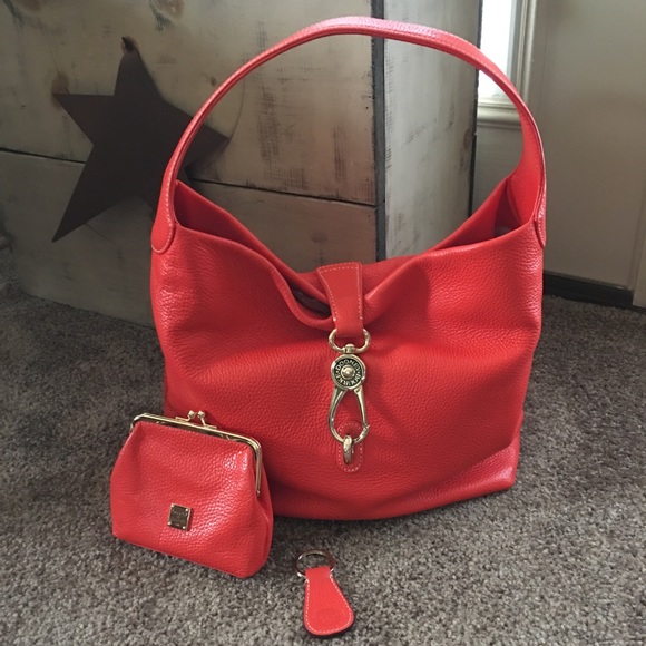 Dooney & Bourke Handbags - Dooney & Bourke Florentine Logo Hobo